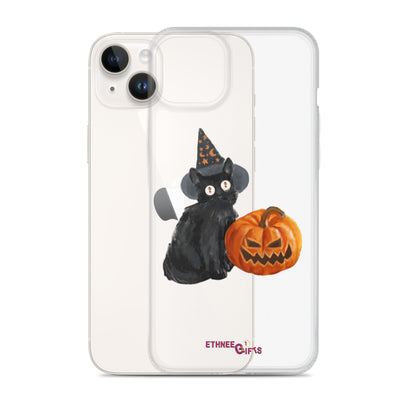 Phone Case for iPhone® BLACK CAT PUMPKIN