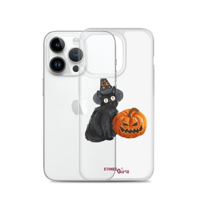 Phone Case for iPhone® BLACK CAT PUMPKIN