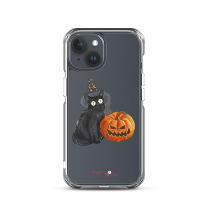 Phone Case for iPhone® BLACK CAT PUMPKIN