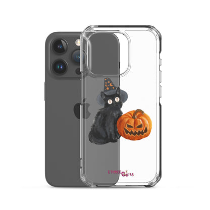 Phone Case for iPhone® BLACK CAT PUMPKIN