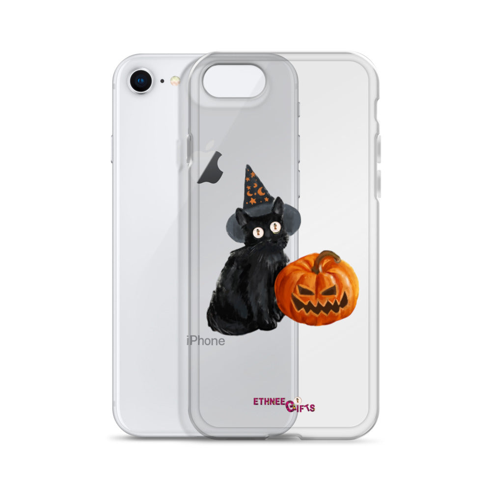 Phone Case for iPhone® BLACK CAT PUMPKIN