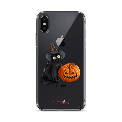 Phone Case for iPhone® BLACK CAT PUMPKIN