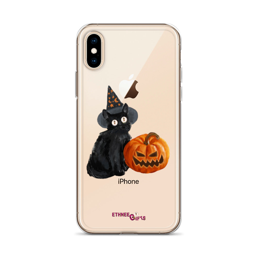 Phone Case for iPhone® BLACK CAT PUMPKIN