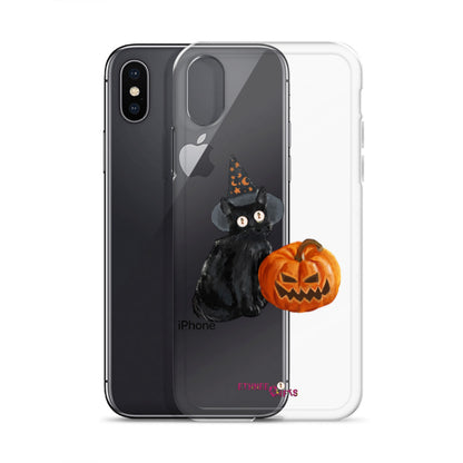 Phone Case for iPhone® BLACK CAT PUMPKIN