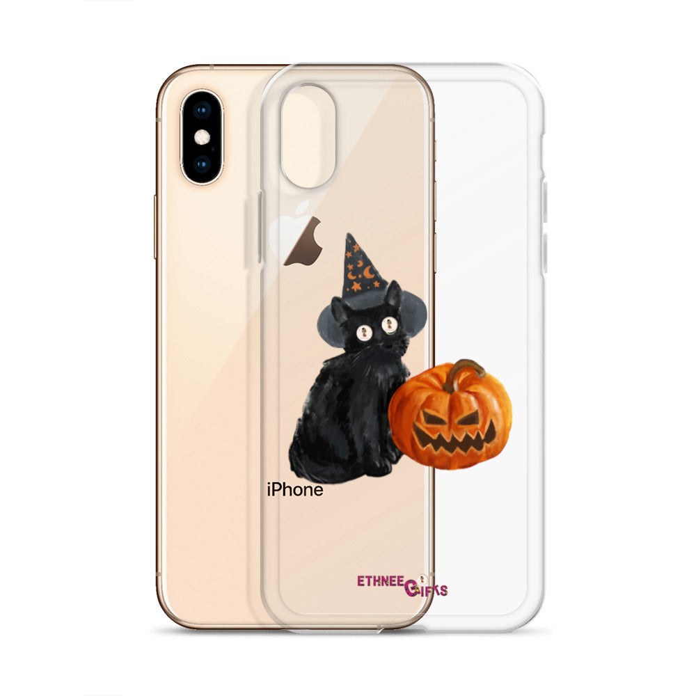 Phone Case for iPhone® BLACK CAT PUMPKIN