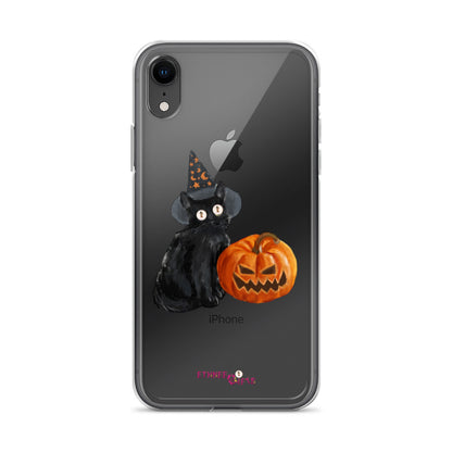 Phone Case for iPhone® BLACK CAT PUMPKIN