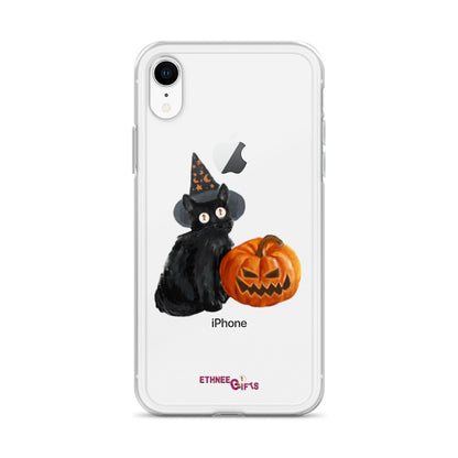 Phone Case for iPhone® BLACK CAT PUMPKIN