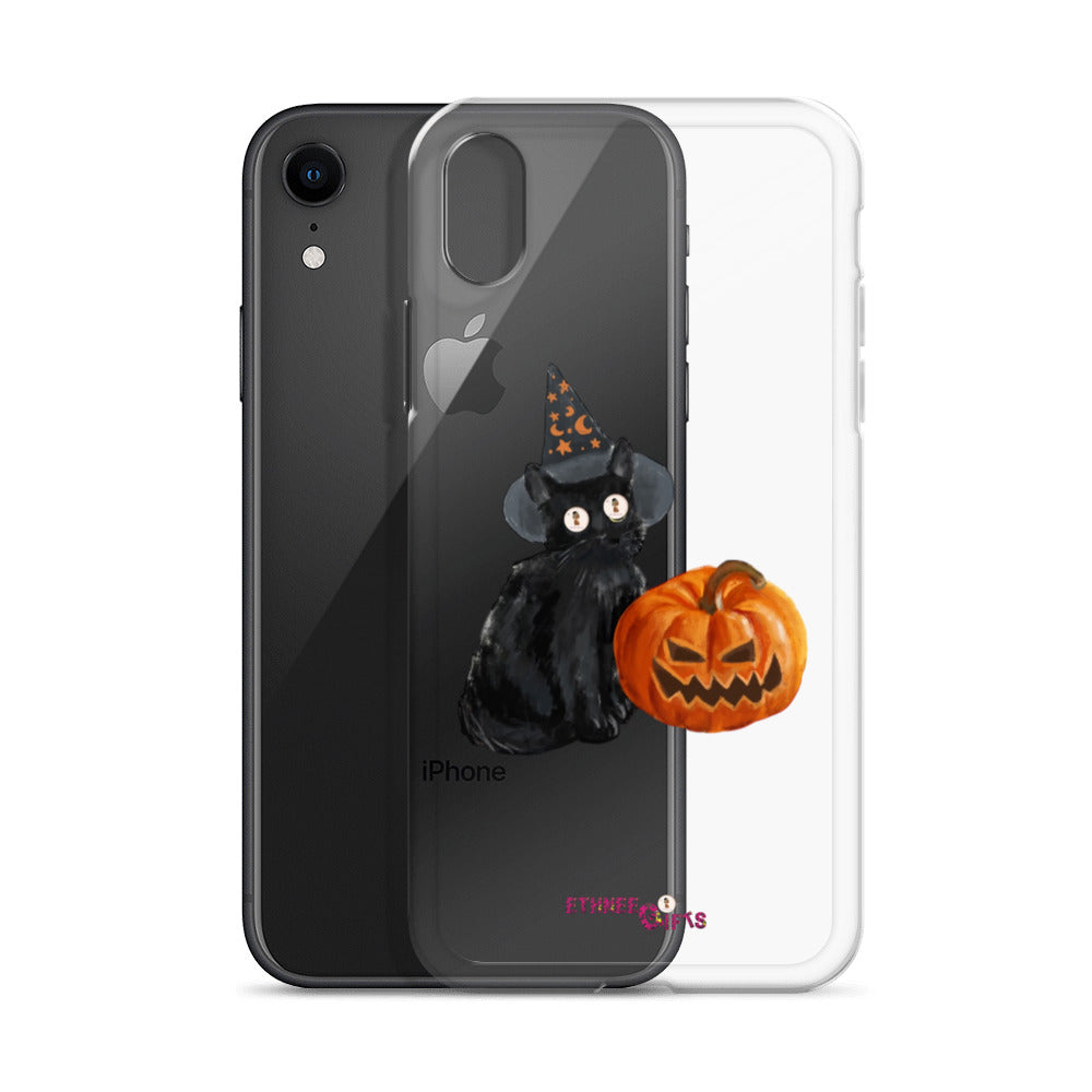 Phone Case for iPhone® BLACK CAT PUMPKIN