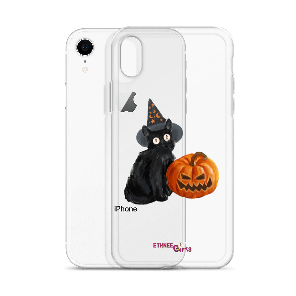 Phone Case for iPhone® BLACK CAT PUMPKIN