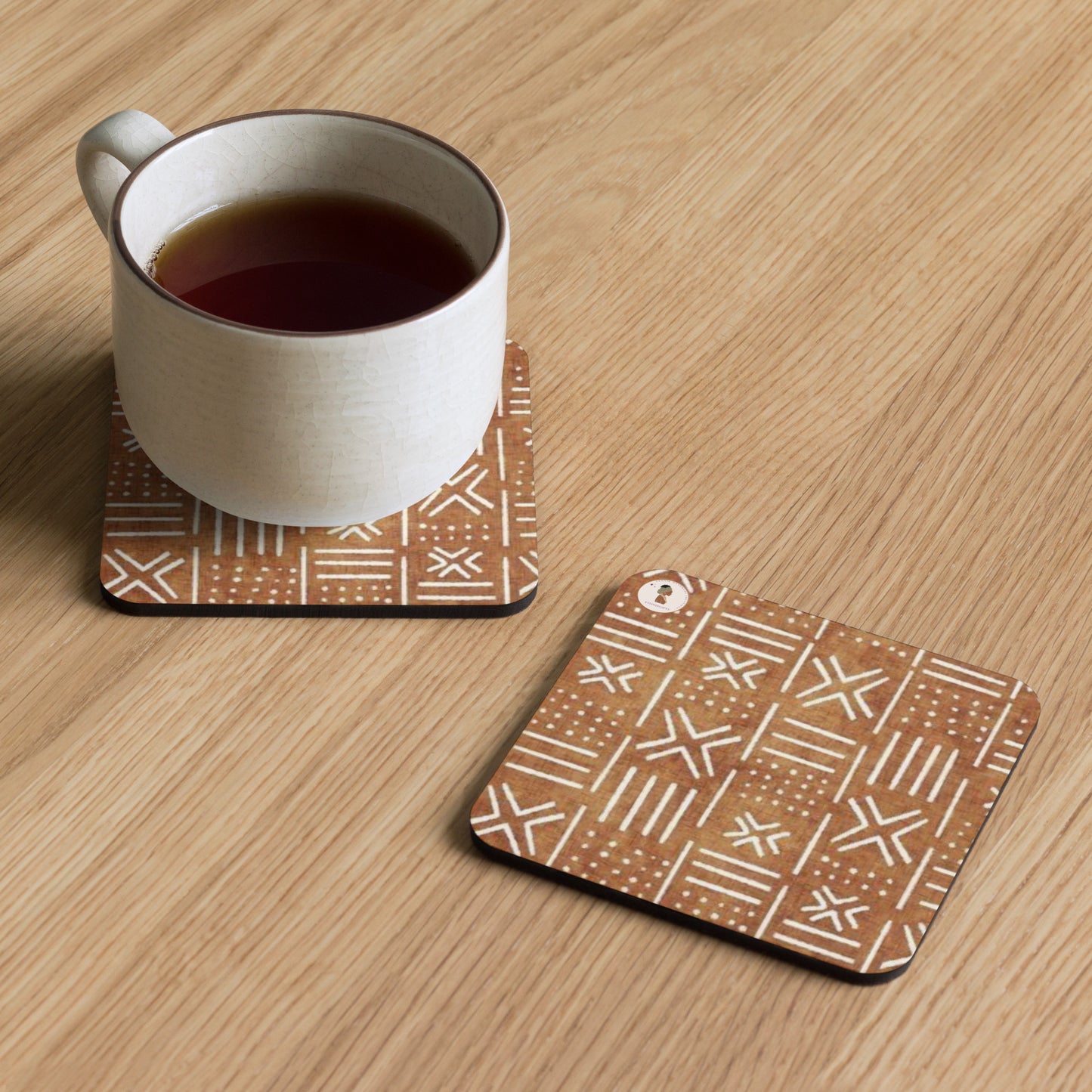 ETHNEEGIFTS Cork-back coaster