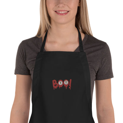 Embroidered Apron BOO