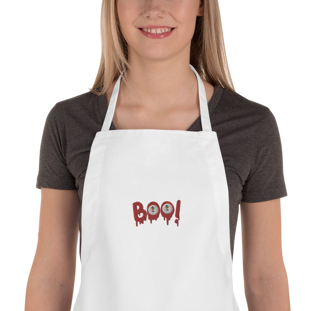 Embroidered Apron BOO