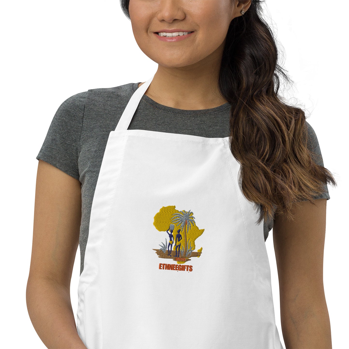 ETHNEEGIFTS Embroidered Apron