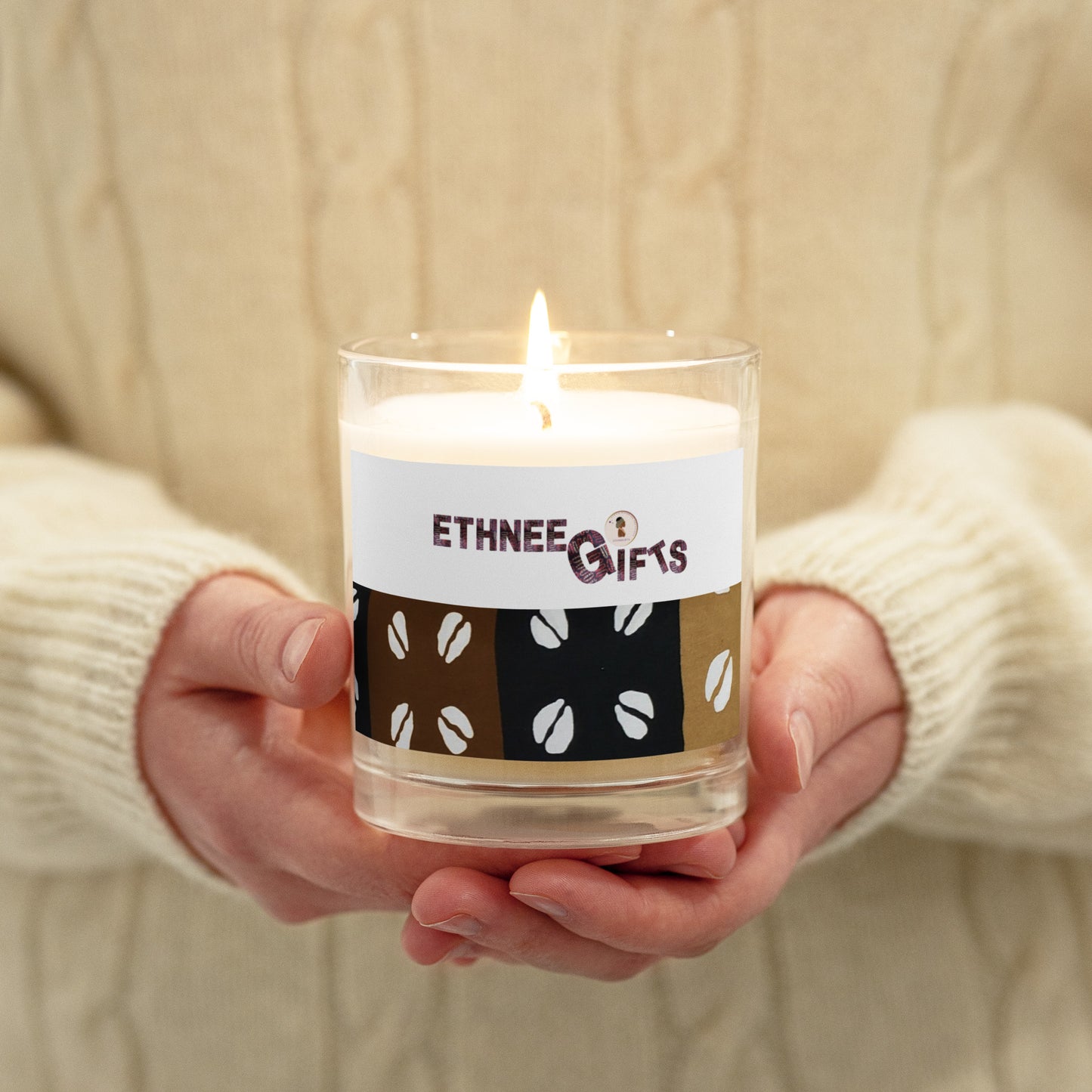 ETHNEEGIFTS soy wax candle