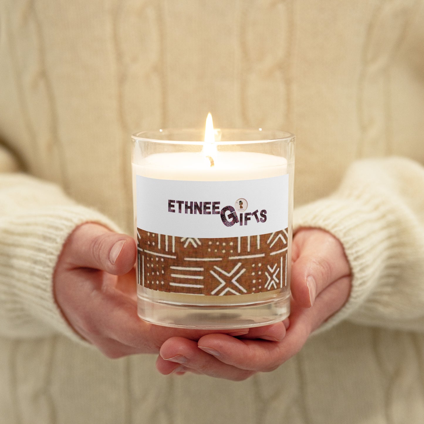 ETHNEEGIFTS soy wax candle