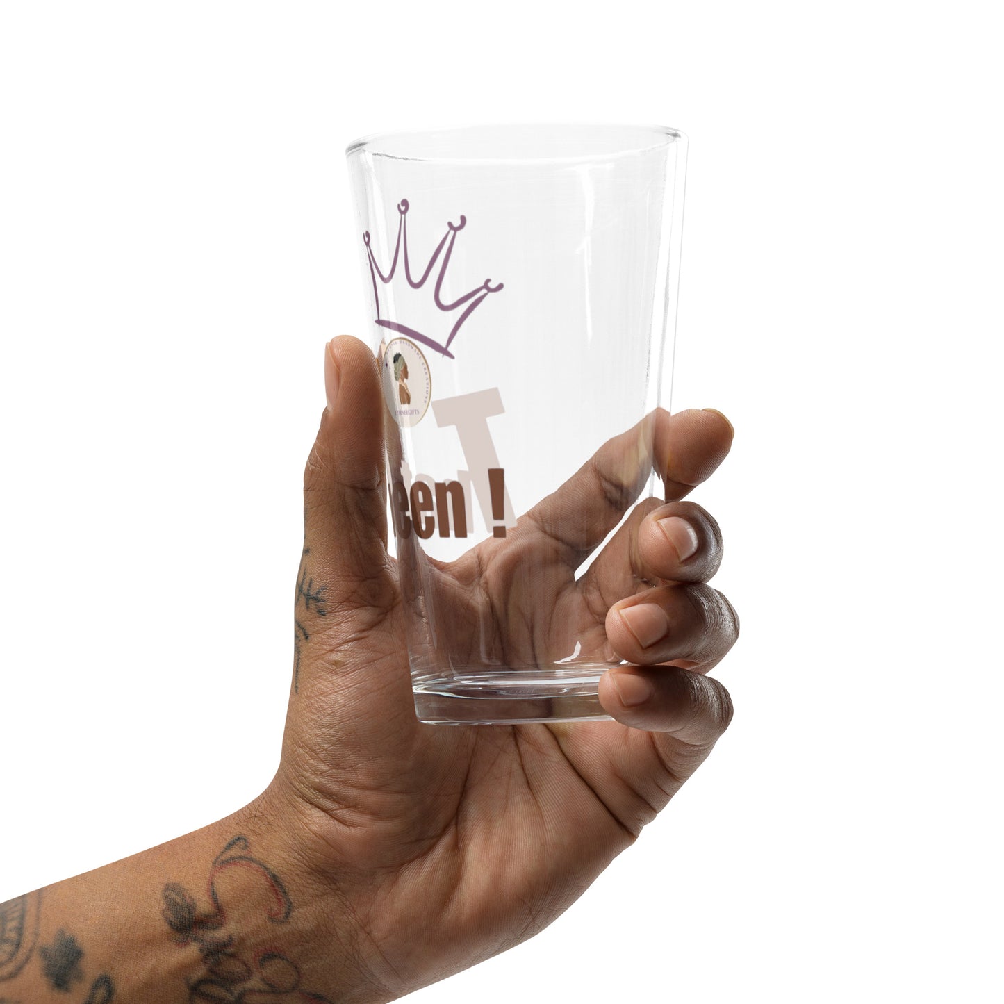 ETHNEEGIFTS Shaker pint glass