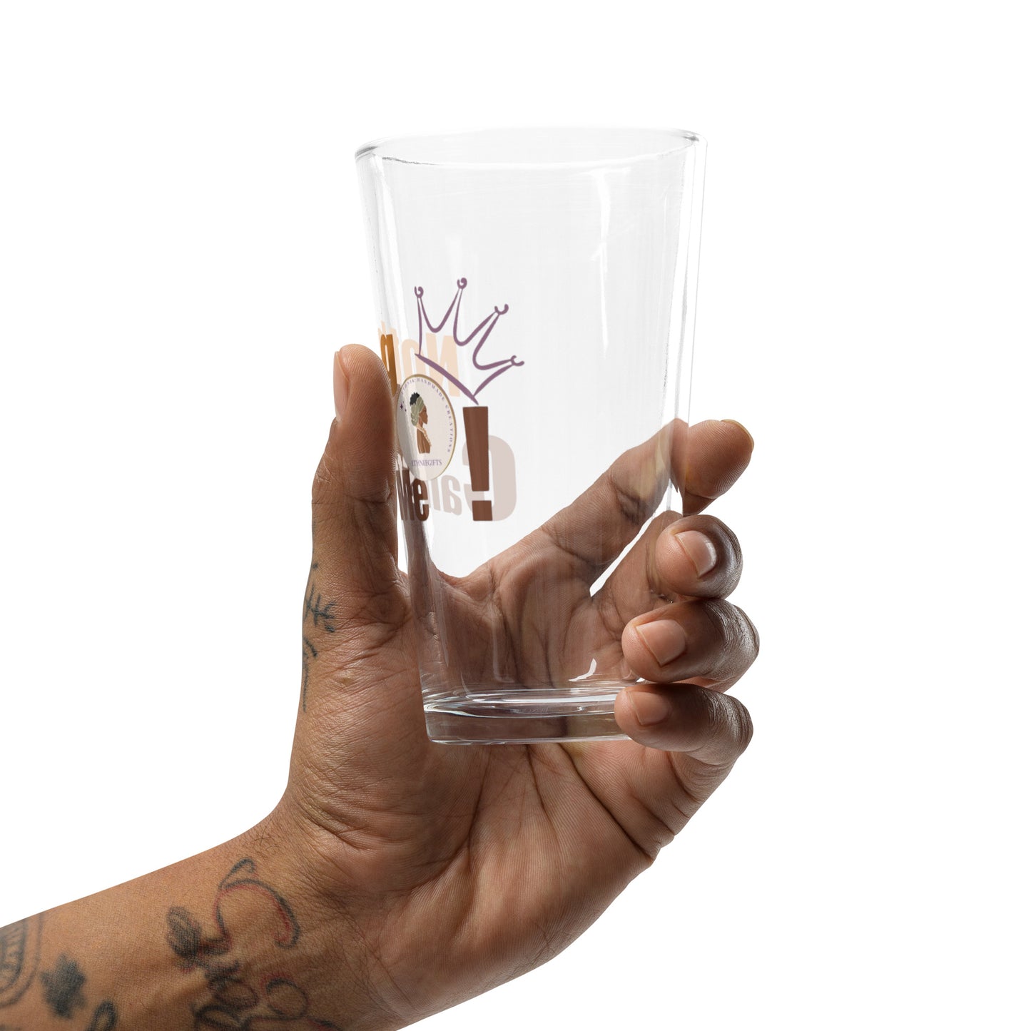 ETHNEEGIFTS Shaker pint glass