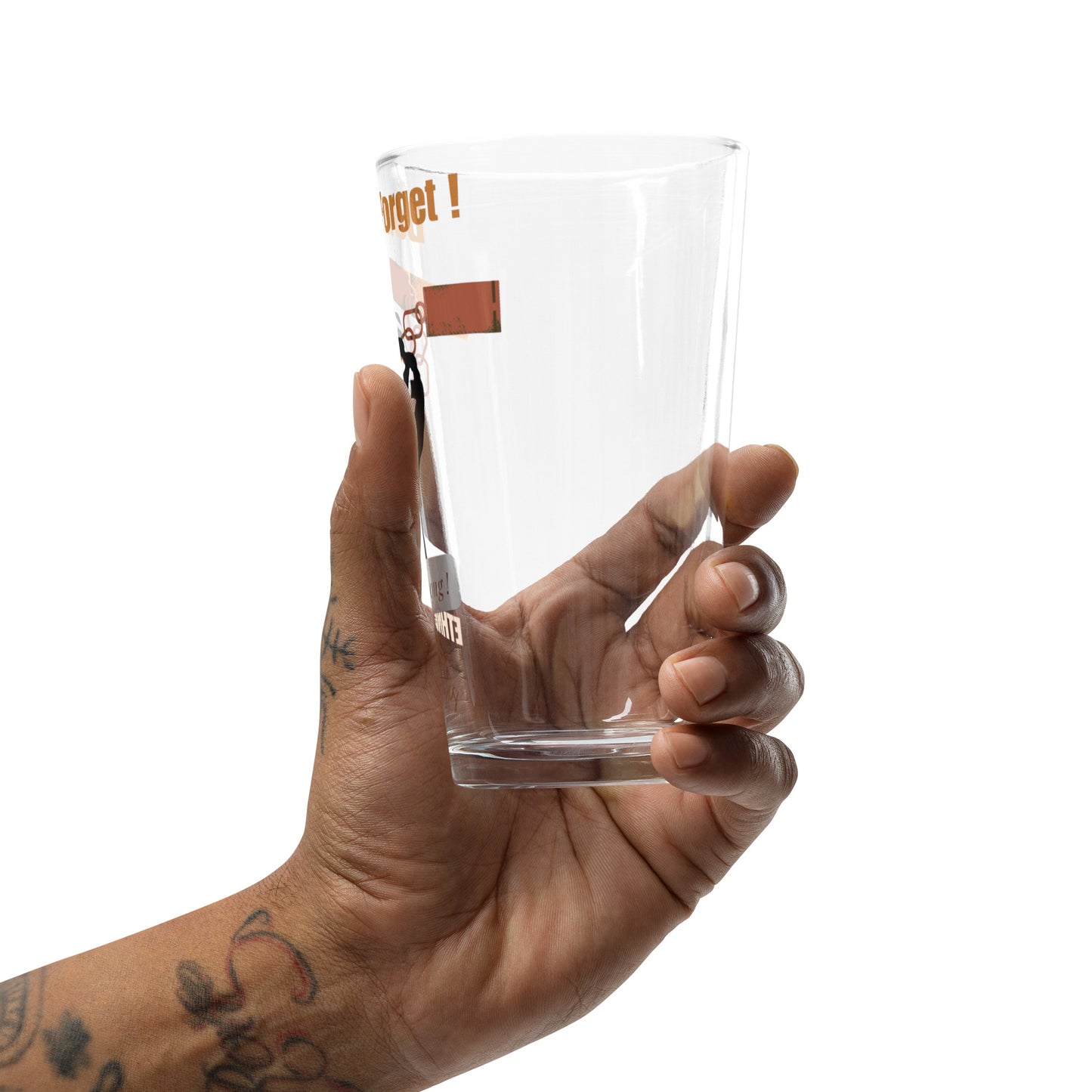 ETHNEEGIFTS Shaker pint glass