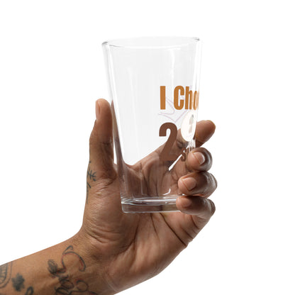 ETHNEEGIFTS Shaker pint glass