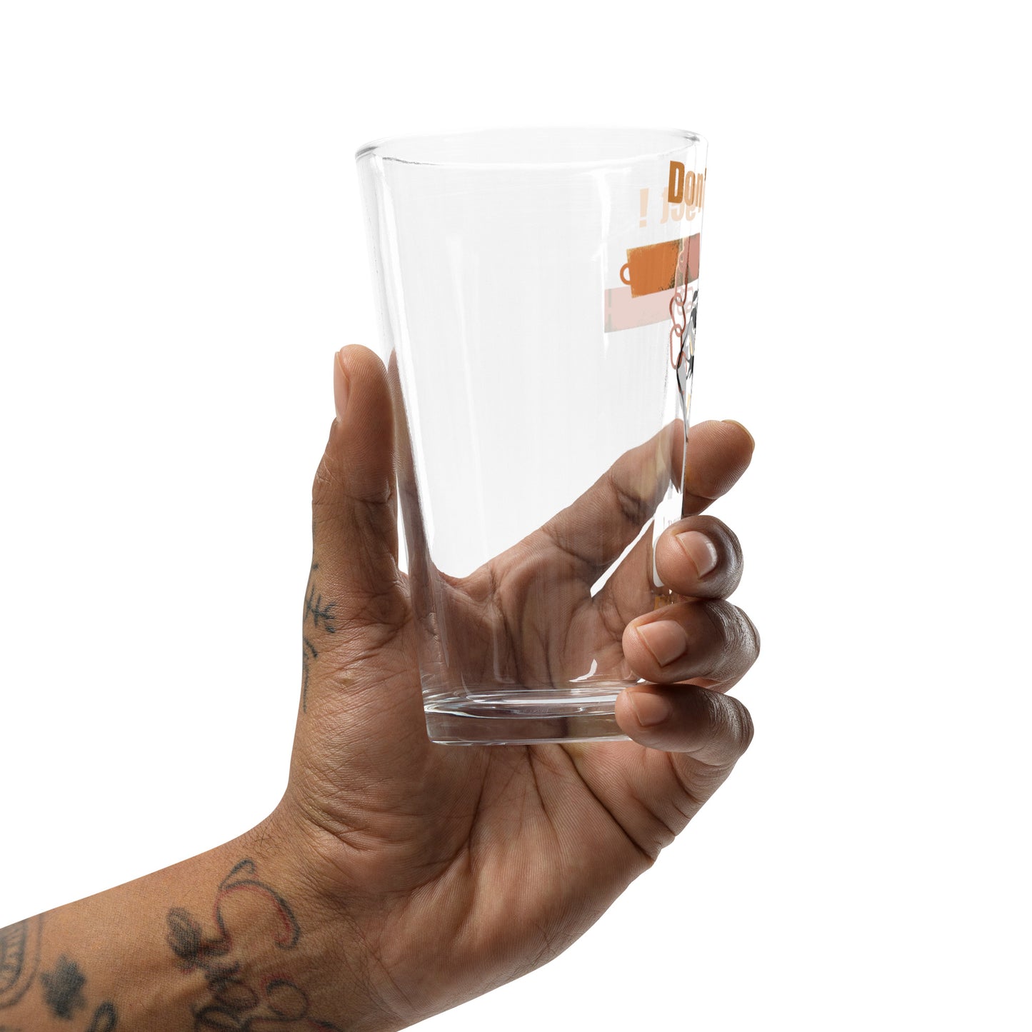 ETHNEEGIFTS Shaker pint glass