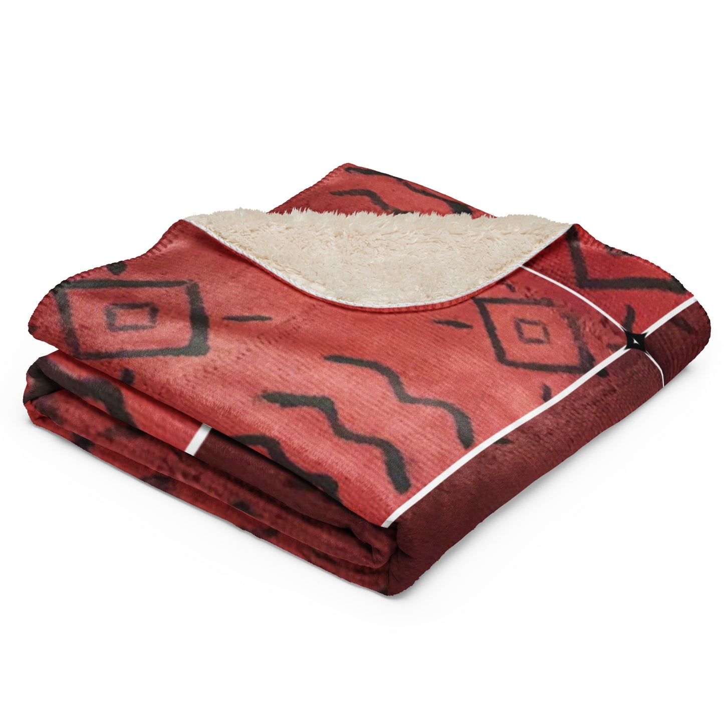 ETHNEEGIFTS Sherpa blanket