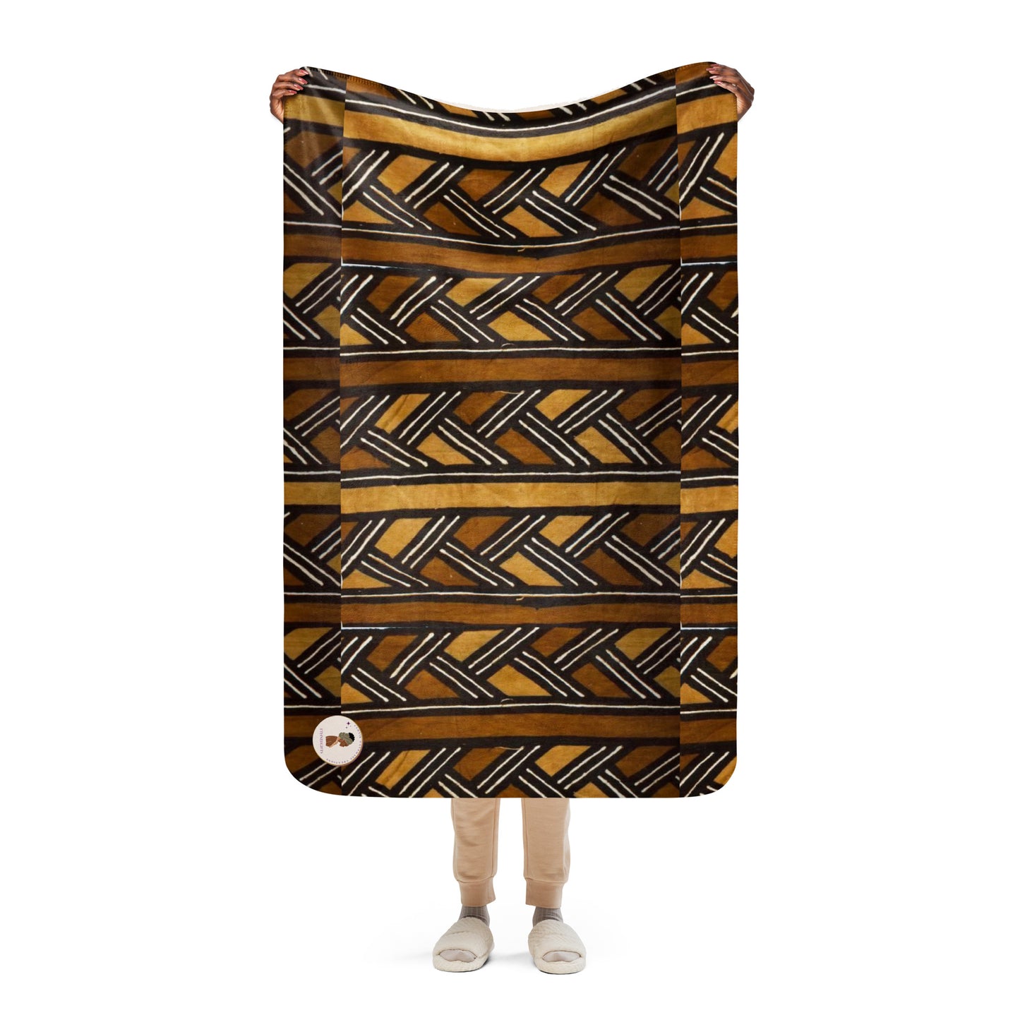 ETHNEEGIFTS Sherpa blanket