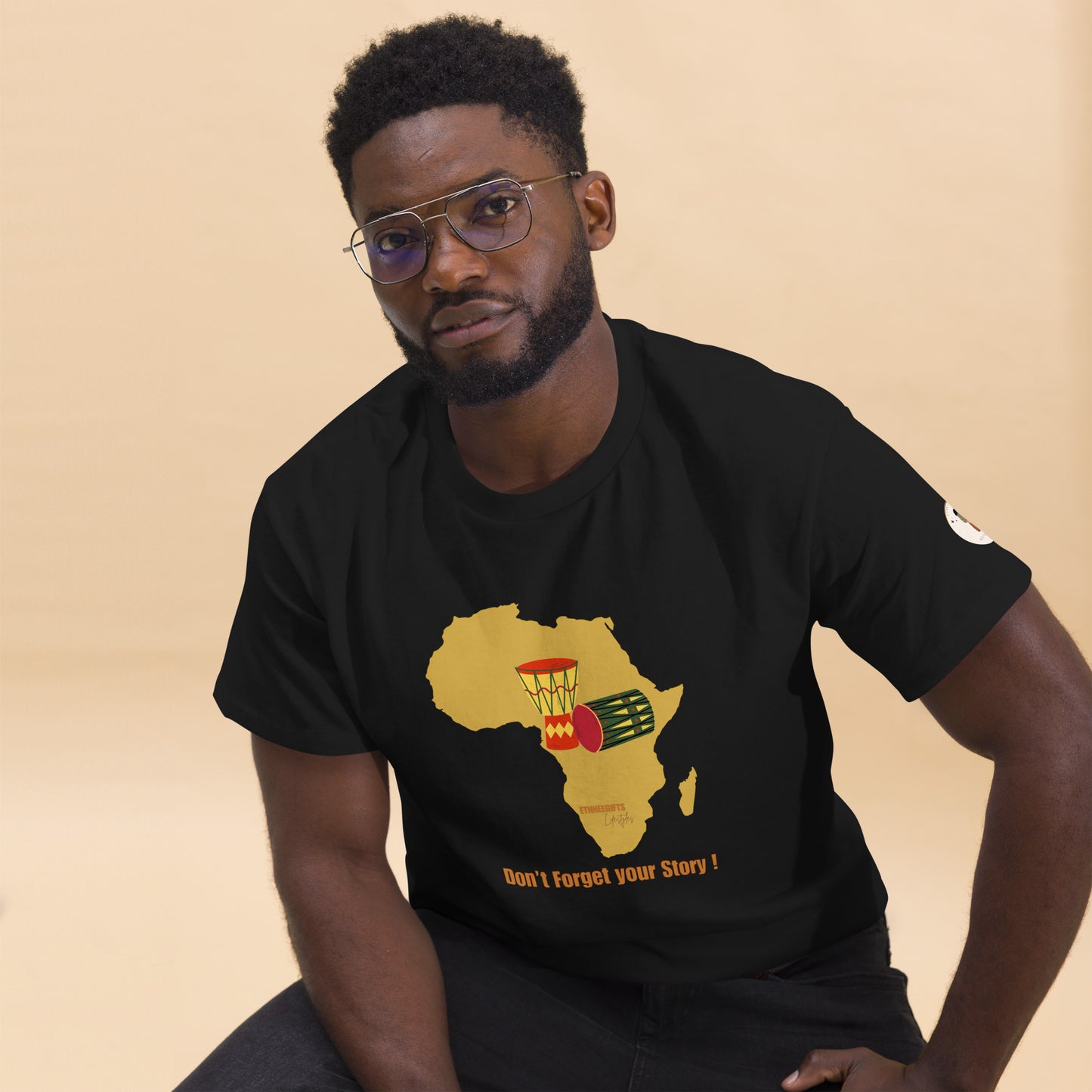 ETHNEEGIFTS T-shirt AFRICA TAM-TAM