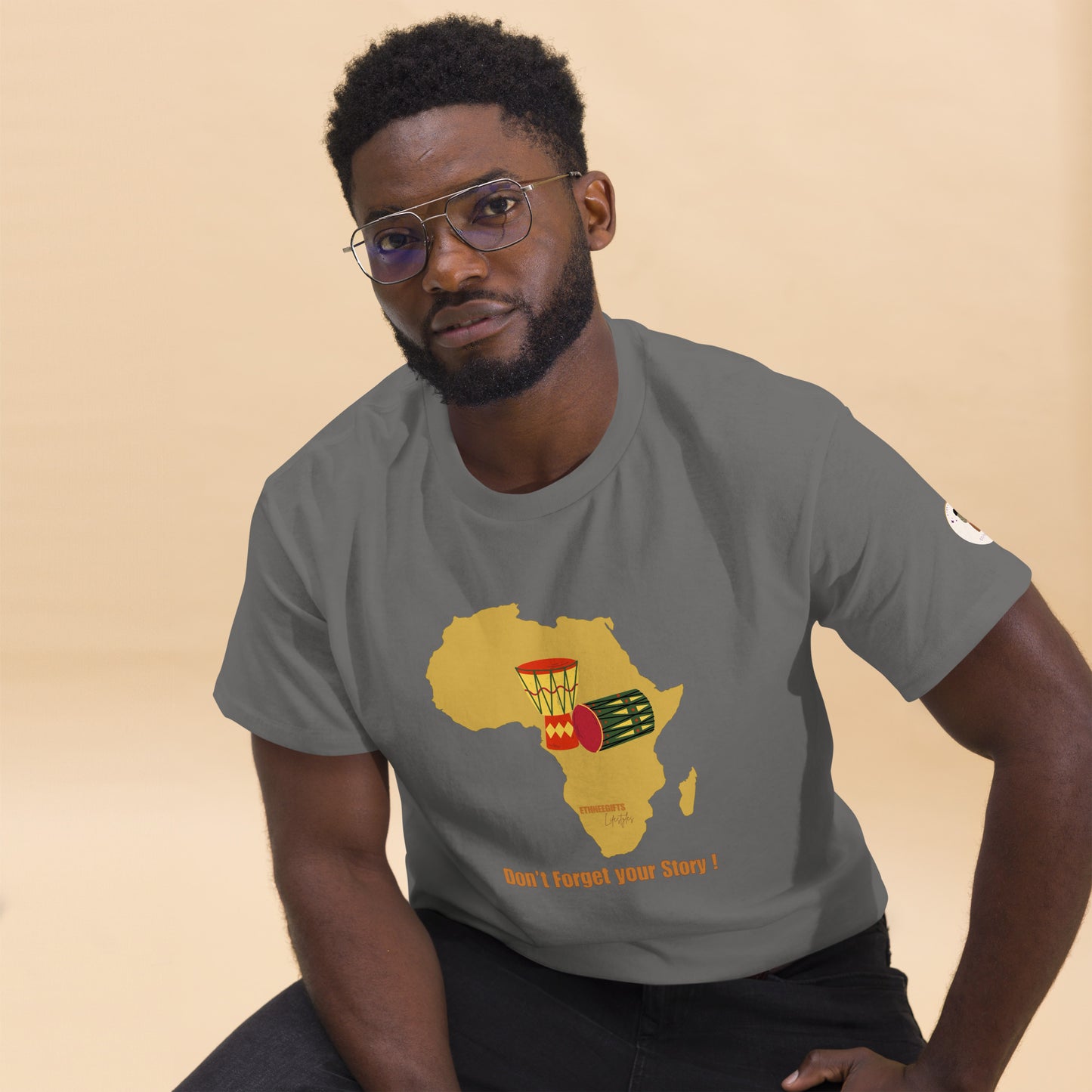 ETHNEEGIFTS T-shirt AFRICA TAM-TAM