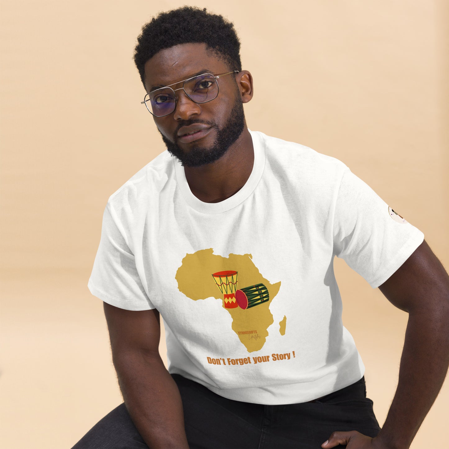 ETHNEEGIFTS T-shirt AFRICA TAM-TAM