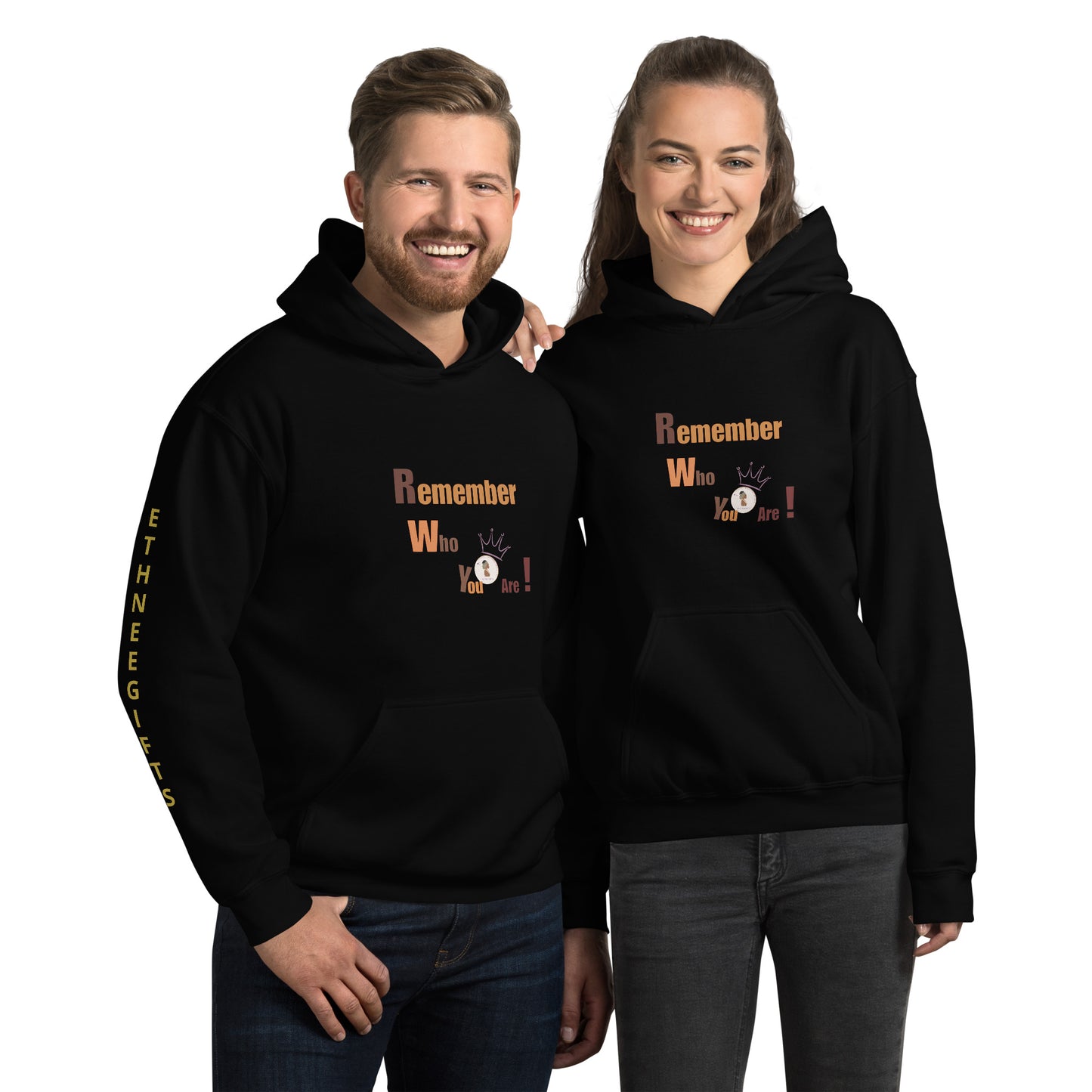 ETHNEEGIFTS Unisex Hoodie REMEMBER WHO YOU ARE