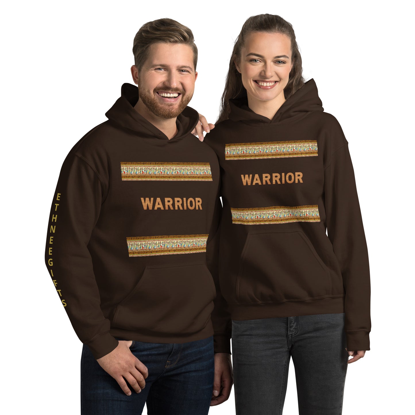 ETHNEEGIFTS Unisex Hoodie WARRIOR