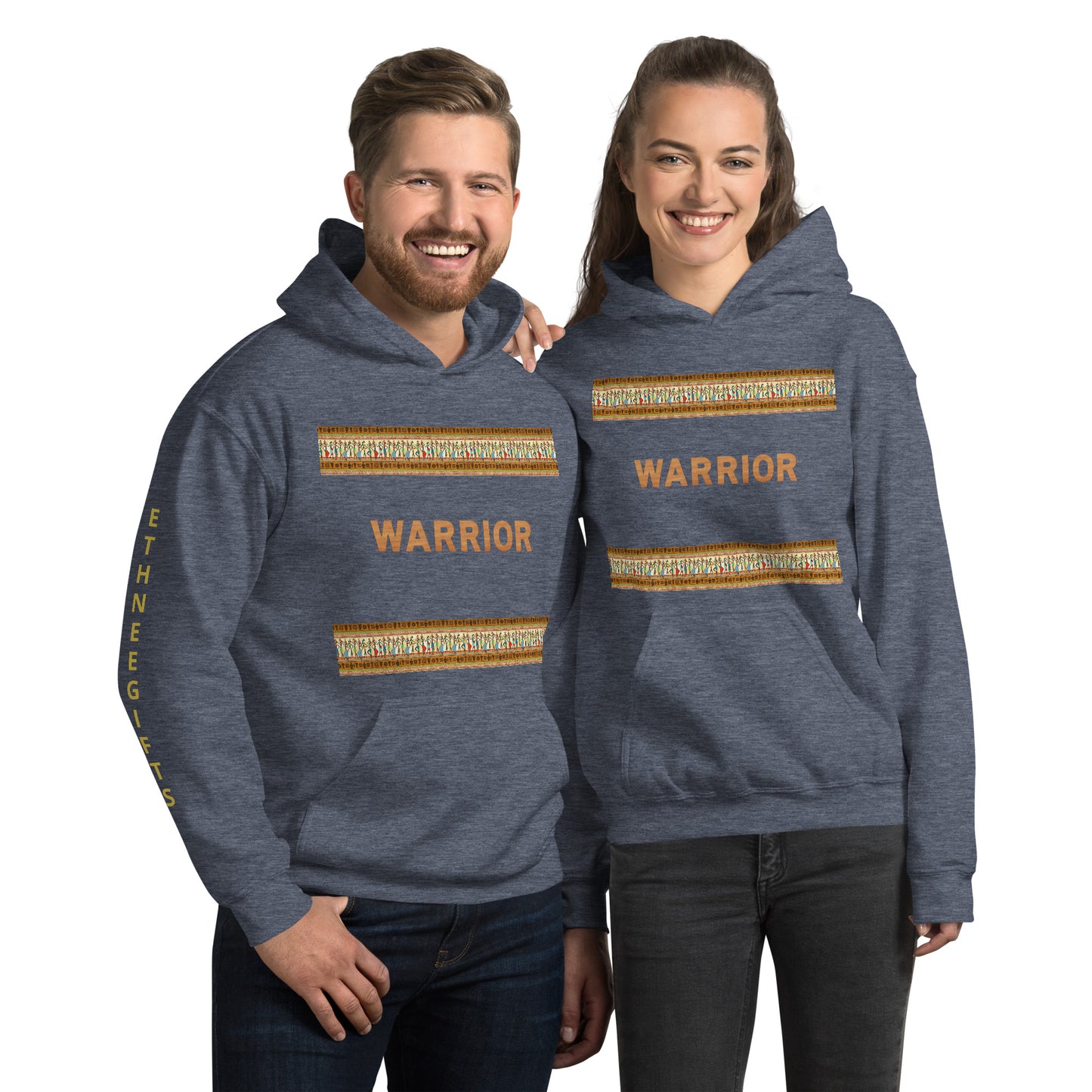 ETHNEEGIFTS Unisex Hoodie WARRIOR