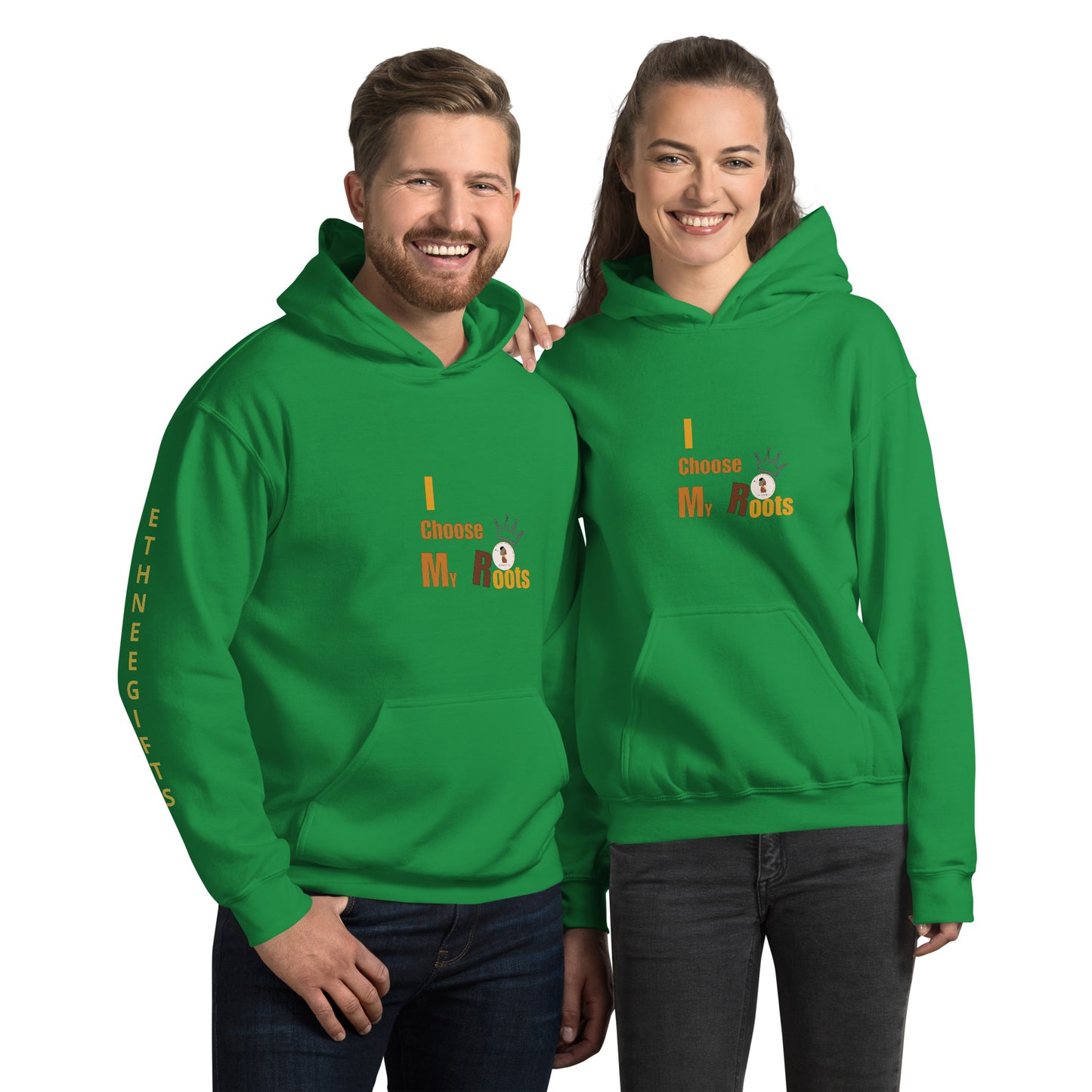 ETHNEEGIFTS Unisex Hoodie I CHOOSE MY ROOTS