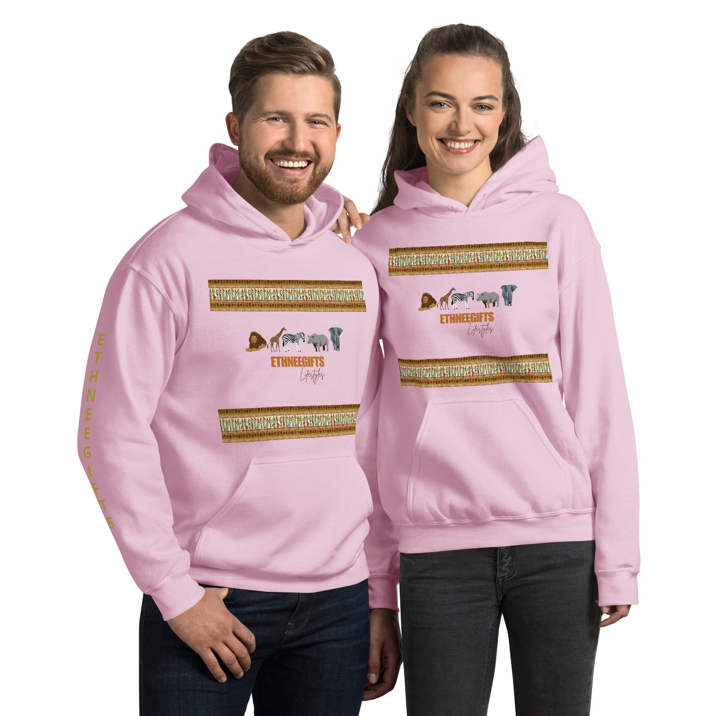 ETHNEEGIFTS Unisex Hoodie ANIMALS