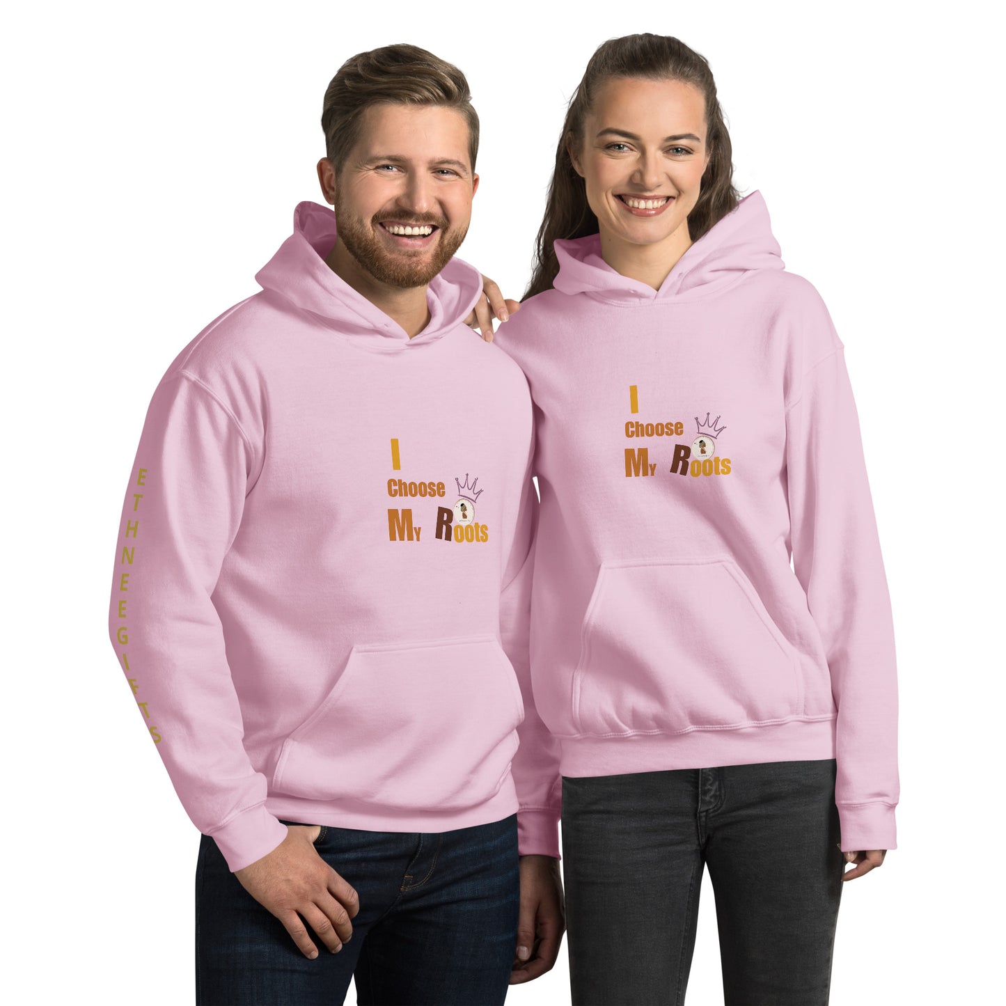 ETHNEEGIFTS Unisex Hoodie I CHOOSE MY ROOTS