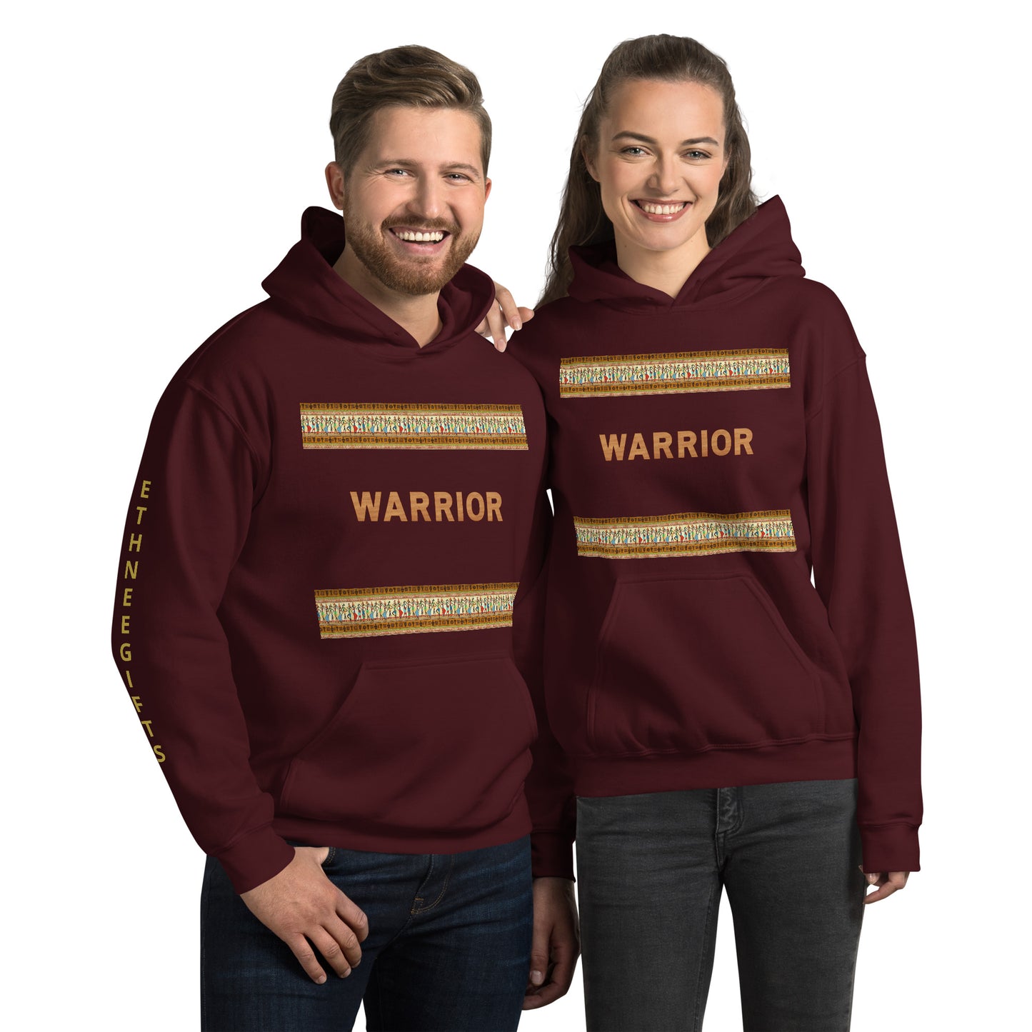 ETHNEEGIFTS Unisex Hoodie WARRIOR