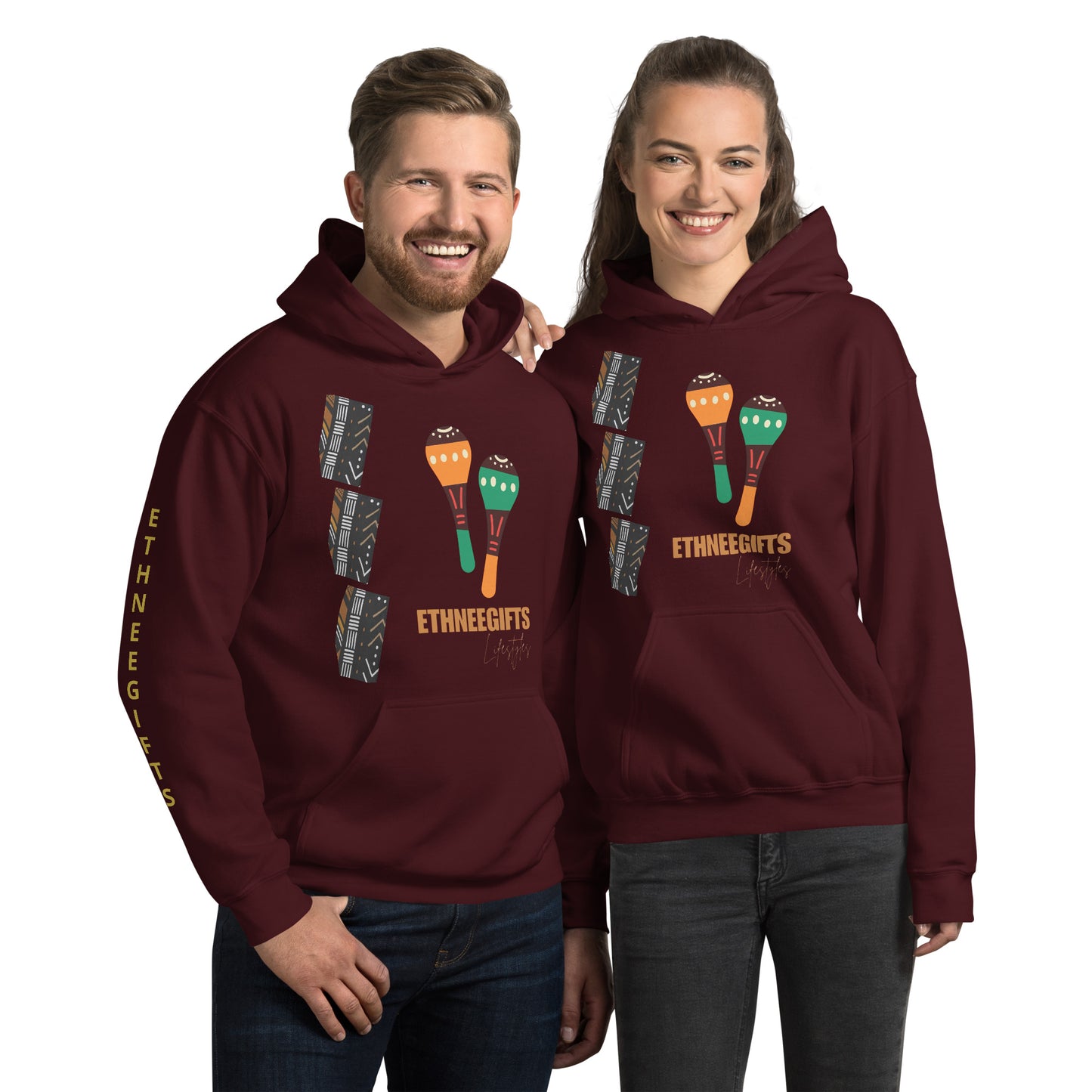 ETHNEEGIFTS Unisex Hoodie MARACAS