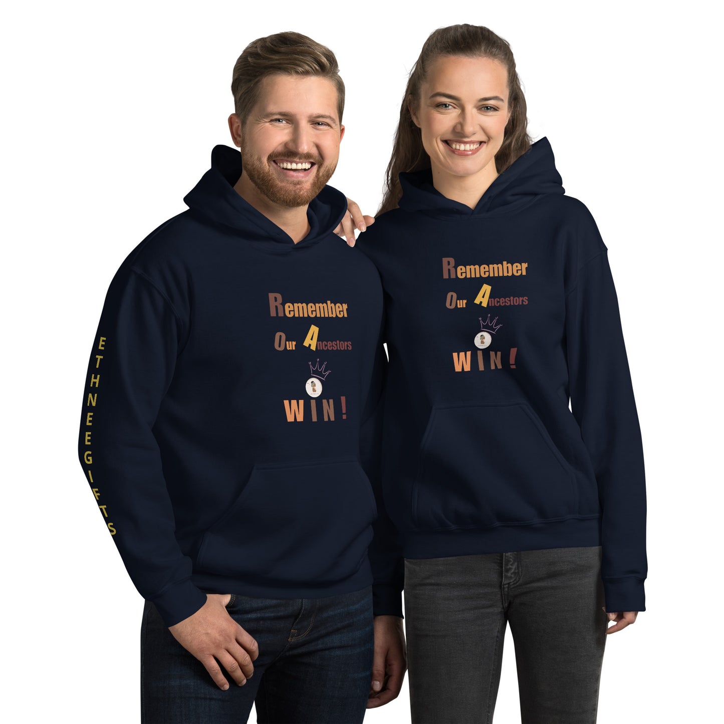 ETHNEEGIFTS Unisex Hoodie REMEMBER OUR ANCESTORS