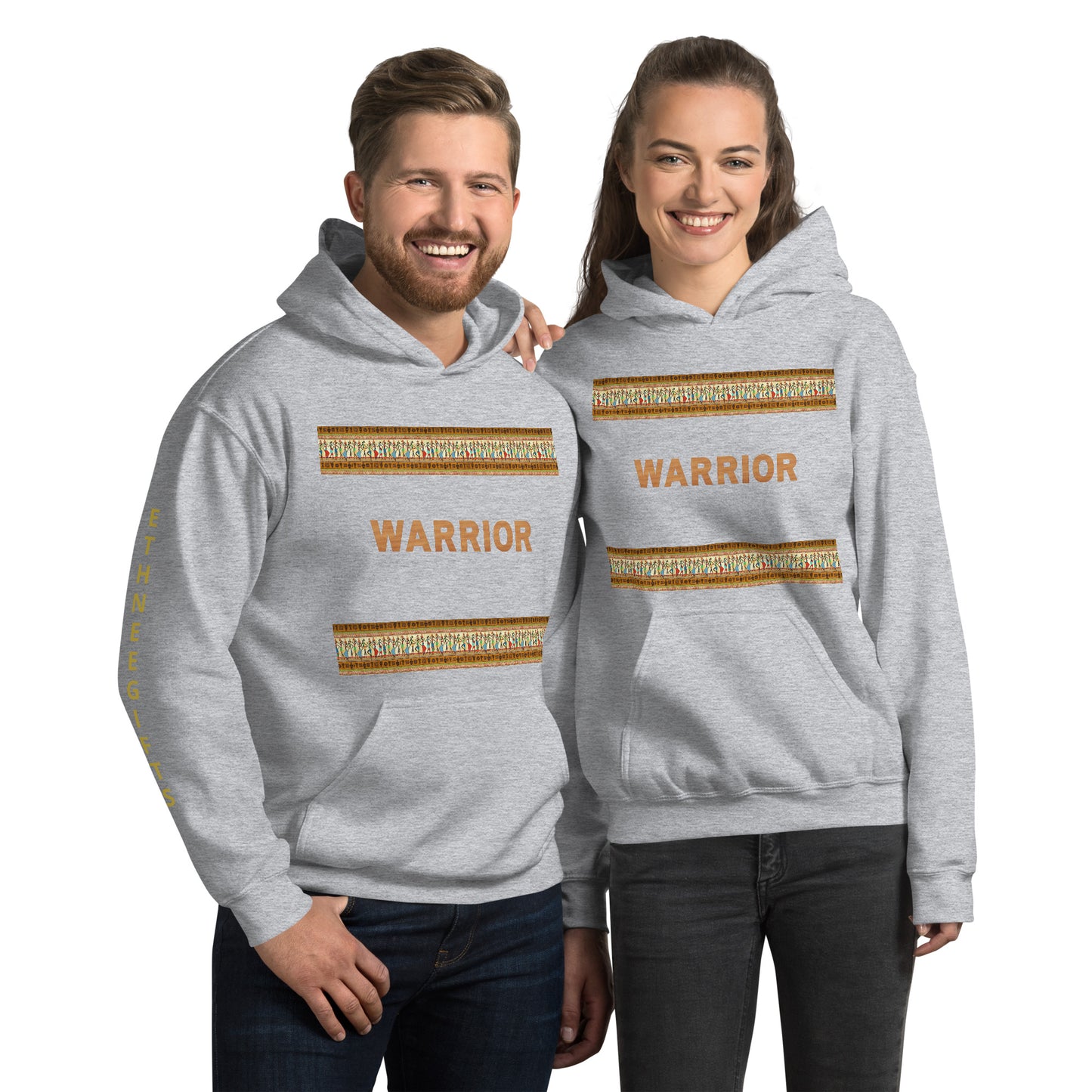 ETHNEEGIFTS Unisex Hoodie WARRIOR