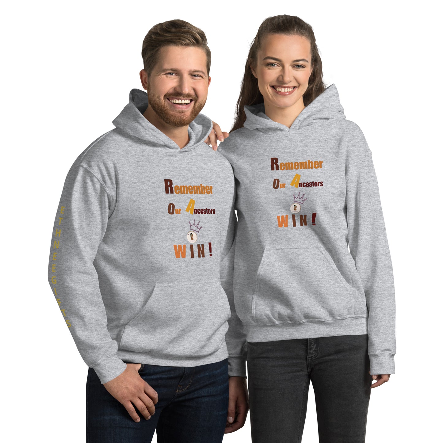 ETHNEEGIFTS Unisex Hoodie REMEMBER OUR ANCESTORS