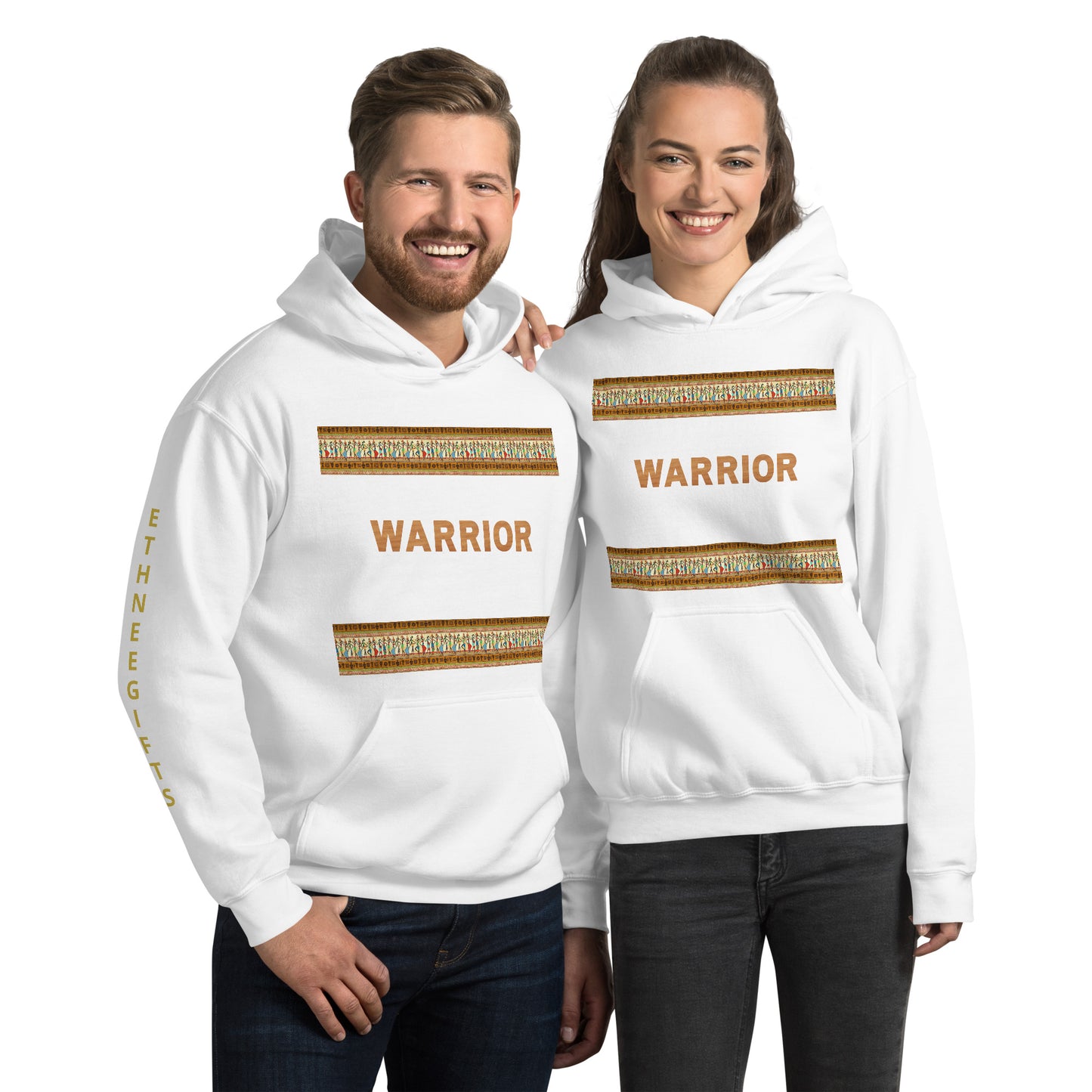 ETHNEEGIFTS Unisex Hoodie WARRIOR