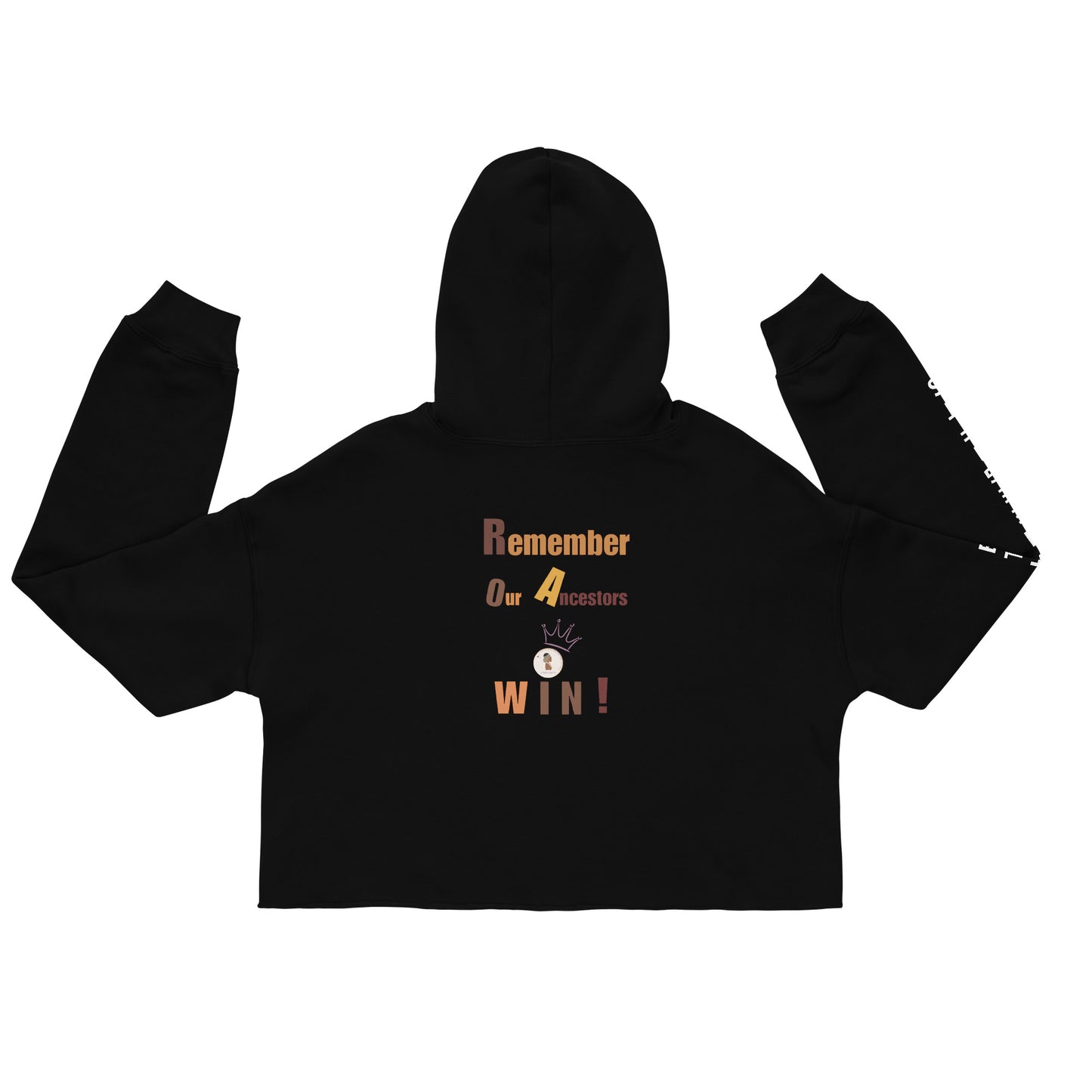 ETHNEEGIFTS Crop Hoodie AFRICA