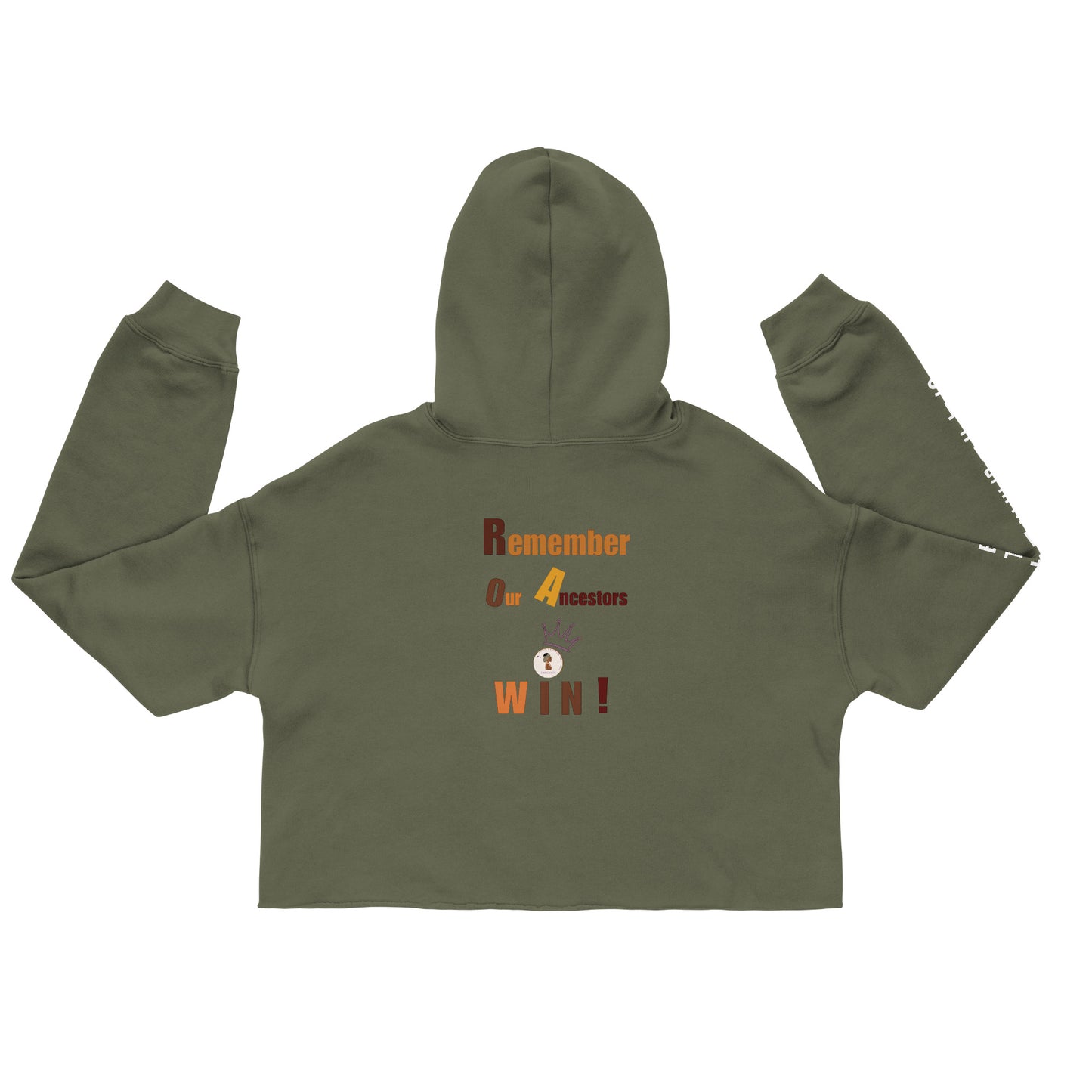 ETHNEEGIFTS Crop Hoodie AFRICA