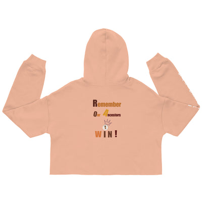 ETHNEEGIFTS Crop Hoodie AFRICA