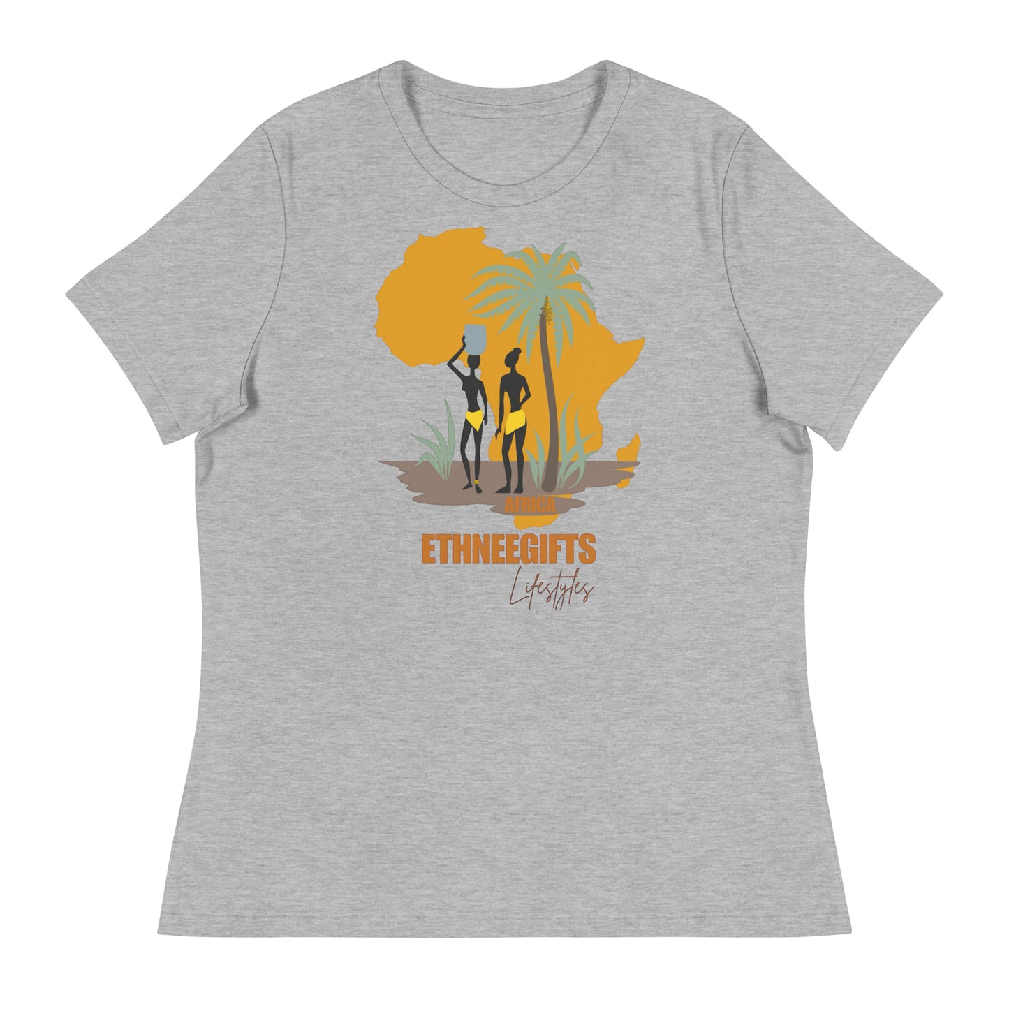 ETHNEEGIFTS Women's Relaxed T-Shirt AFRICA