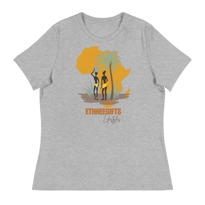 ETHNEEGIFTS Women's Relaxed T-Shirt AFRICA