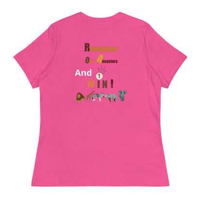 ETHNEEGIFTS Women's Relaxed T-Shirt AFRICA