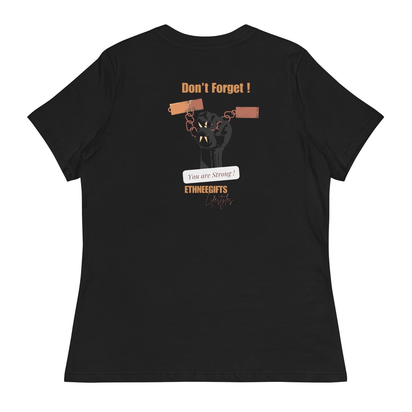 ETHNEEGIFTS Women's Relaxed T-Shirt KNOW YOUR WORTH