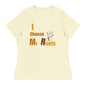 ETHNEEGIFTS Women's Relaxed T-Shirt I CHOOSE MY ROOTS