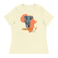 ETHNEEGIFTS Women's Relaxed T-Shirt AFRICA ELEPHANT